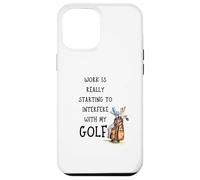 Funny Golf Office Humor Golfing Work Golfer Quote Carcasa para iPhone 12 Pro MAX