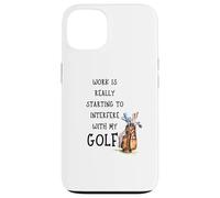 Funny Golf Office Humor Golfing Work Golfer Quote Carcasa para iPhone 13
