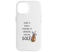 Funny Golf Office Humor Golfing Work Golfer Quote Carcasa para iPhone 14
