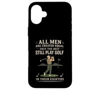 Funny Golf Saying Only The Best Still Play Golf In Their 80s Carcasa para iPhone 16 Plus