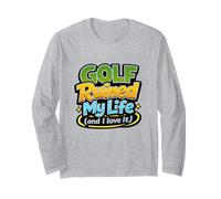 Funny Golfer Meme Golf arruinó mi Vida y me Encanta Manga Larga