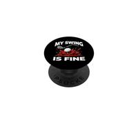 Funny Golfer My Swing Is Fine Sarcastic Golf Joke PopSockets PopGrip Adhesivo