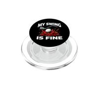 Funny Golfer My Swing Is Fine Sarcastic Golf Joke PopSockets PopGrip para MagSafe