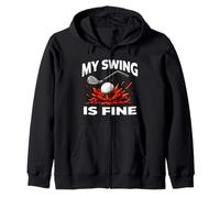 Funny Golfer My Swing Is Fine Sarcastic Golf Joke Sudadera con Capucha