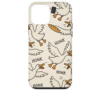 Funny Goose Cartoon Meme Honk Chaos Animal Humor Art Carcasa para iPhone 12 Mini