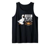 Funny Goose Christian Lo Siento, llego Tarde, su Tiempo, no el mío Camiseta sin Mangas