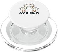 Funny Goose Fist Bump Pun Minimal Cute Animal Illustration PopSockets PopGrip para MagSafe