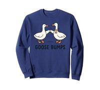 Funny Goose Fist Bump Pun Minimal Cute Animal Illustration Sudadera