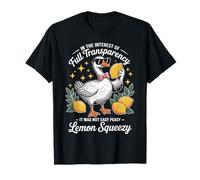 Funny Goose Full Transparency Limón Squeezy Cool Lemon Camiseta