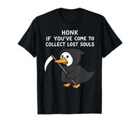 Funny Goose Grim Reaper Honk Collect Lost Souls Meme Camiseta