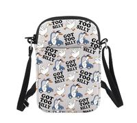 Funny Goose Meme Gifts Goose Lover Gifts Got Too Silly Goose Crossbody Bag, Got Too Silly B UK