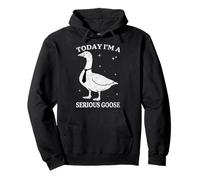 Funny Goose Meme Hoy Soy Un Ganso Serio Sudadera con Capucha