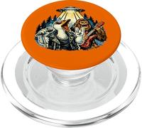 Funny Goose Rock Band Guitarra Art Silly Goose Rock Music Fans PopSockets PopGrip para MagSafe