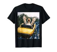 Funny Goose Roller Coaster Meme Silly Graphic Camiseta