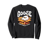 Funny Goose Thinks Inside Box Disfraz de Navidad Sudadera