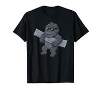 Funny Gorilla - Cinta Adhesiva para Amantes de los Animales Camiseta