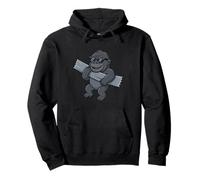 Funny Gorilla - Cinta Adhesiva para Amantes de los Animales Sudadera con Capucha