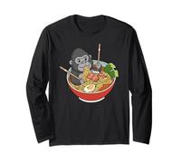 Funny Gorilla Japanese Ramen Noodles Bowl Japón Zoológico Boy Girl Manga Larga