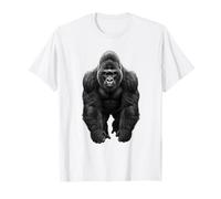 Funny Gorilla Selva Vida Silvestre Naturaleza Poder Animal Arte Camiseta