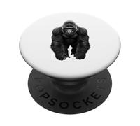 Funny Gorilla Selva Vida Silvestre Naturaleza Poder Animal Arte PopSockets PopGrip Adhesivo