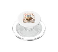 Funny Gotta Go Buffalo Animal Bisonte Arte del Desierto Occidental PopSockets PopGrip para MagSafe
