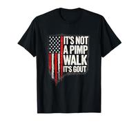 Funny Gout Walk Humor médico Diseño gráfico Envejecimiento Humor Camiseta