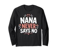 Funny Grandma Family Grandmother Nana Never Says No Manga Larga