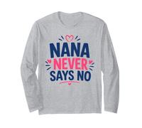 Funny Grandma Family Grandmother Nana Never Says No Manga Larga
