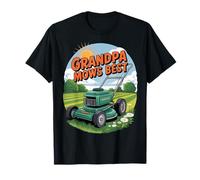 Funny Grandpa Mowing Saying for Lawn Outdoor Yard Quote Camiseta