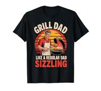 Funny Grill Dad Like a Regular Dad Sizzling Camiseta