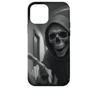 Funny Grim Reaper Doorbell Dark Humor Halloween Graphic Men Carcasa para iPhone 12 Mini
