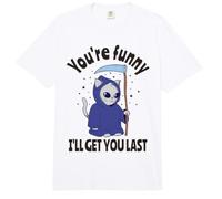 Funny Grim Reaper: Eres Divertido, te atraparé al Final Comfort Colors Adult Heavyweight T-Shirt
