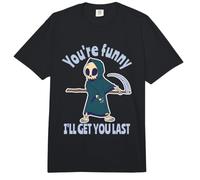Funny Grim Reaper: Eres Divertido, te atraparé al Final Comfort Colors Adult Heavyweight T-Shirt