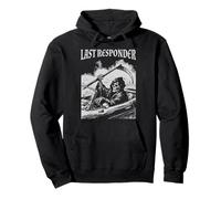Funny Grim Reaper Last Responder Goth Dad Vintage Graphic Sudadera con Capucha