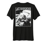 Funny Grim Reaper Last Responder Vintage Dad Goth Graphic Camiseta Premium