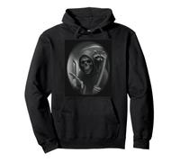 Funny Grim Reaper Raccoon Dark Humor Halloween Graphic Men Sudadera con Capucha