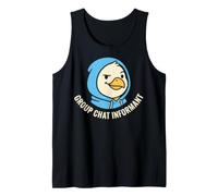 Funny Group Chat Informant Birdie Humor Camiseta sin Mangas