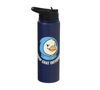 Funny Group Chat Informant Birdie Humor Stainless Steel Insulated Water Bottle
