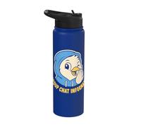 Funny Group Chat Informant Birdie Humor Stainless Steel Insulated Water Bottle