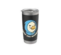 Funny Group Chat Informant Birdie Humor Vaso térmico de acero inoxidable de doble pared