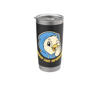 Funny Group Chat Informant Birdie Humor Vaso térmico de acero inoxidable de doble pared