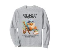 Funny Grumpy Bird Witty Quote Sarcastic Gift for Men Women Sudadera