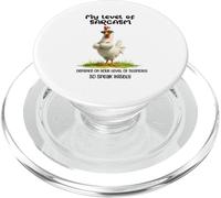 Funny Grumpy Chicken Witty Quote Sarcastic Gift Men Women PopSockets PopGrip para MagSafe