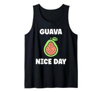 Funny guavas Cute Fruit Quote Simple Guava Have a Nice Day Camiseta sin Mangas