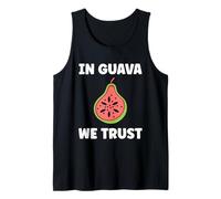 Funny guavas Cute Fruit Quote Simple in Guava We Trust Camiseta sin Mangas