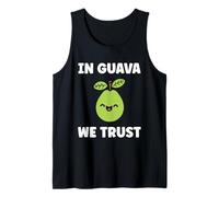 Funny guavas Cute Fruit Quote Simple in Guava We Trust Camiseta sin Mangas