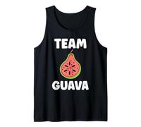 Funny guavas Cute Fruit Quote Simple Team Guava Camiseta sin Mangas
