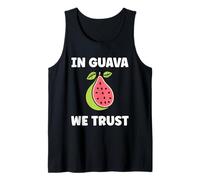 Funny guavas Cute Fruit Simple in Guava We Trust Camiseta sin Mangas
