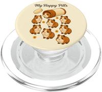 Funny Guinea Pig My Happy Pills Animal Lover Niños Niñas Niños PopSockets PopGrip para MagSafe