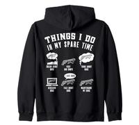 Funny Gun Lover Pro Gun Things I Do Spare Time 2nd Amendment Sudadera con Capucha